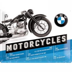 Tablica Retro Metalowa - BMW Motorcycle